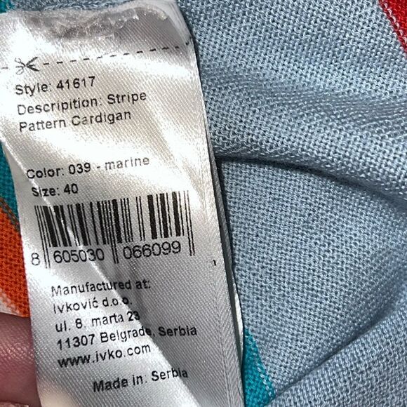 NWOT IVKO Aritzia Serbian Made Cardigan Sweater Women’s Large - Picture 8 of 9